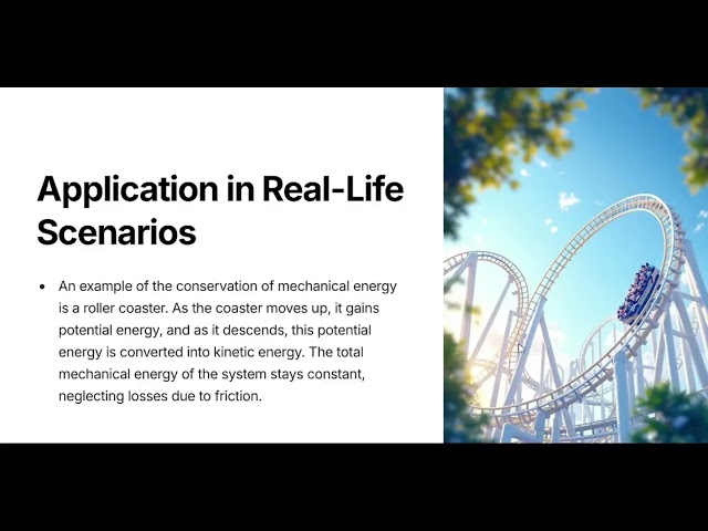 23. PRINCIPLE OF CONSERVATION OF MECHANICAL ENERGY