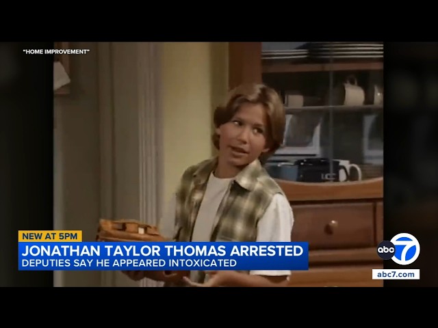 Jonathan Taylor Thomas arrested, accused of kicking deputy during LA County traffic stop