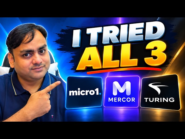 micro1 vs Mercor vs Turing 2026: Which Is Best for Remote AI Jobs?