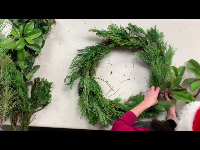Fresh Christmas Wreath DIY
