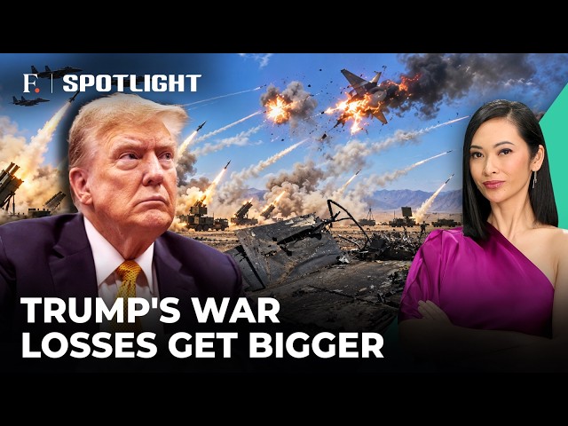 Trump's Iran War Bill Mounts: Jets Lost, Bases Damaged & Naval Supply Crisis Explained | Spotlight