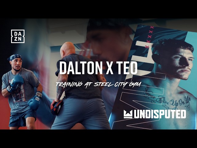 Teofimo trains with Dalton Smith at Steel City Gym