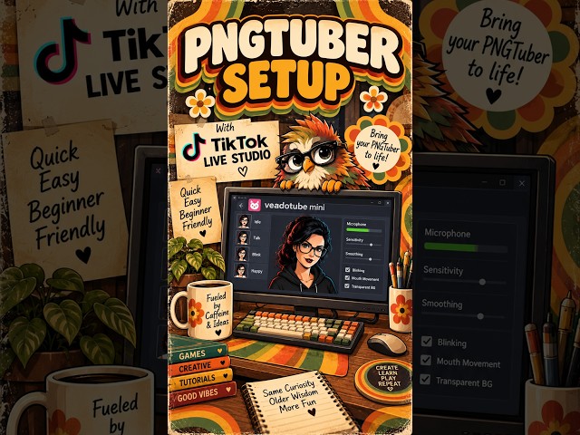 Set Up a PNGTuber with Veadotube Mini! for tiktok studio live