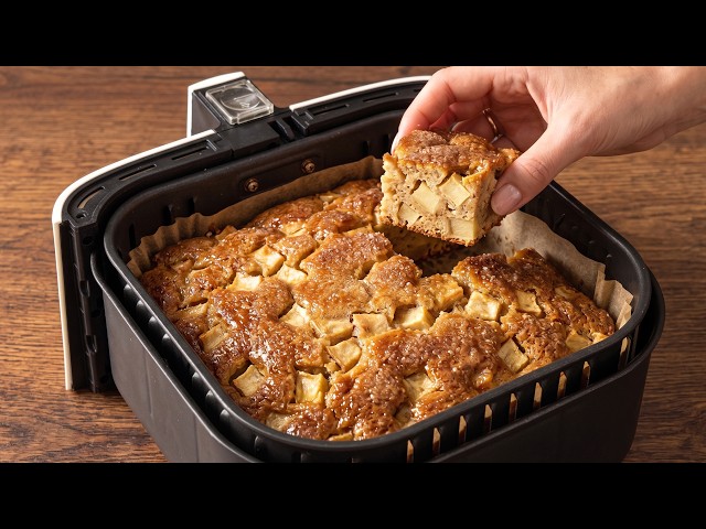 I Make Apple Pie Every Day in the Air Fryer! No Oven, No Kneading - I Never Buy Dessert Anymore!