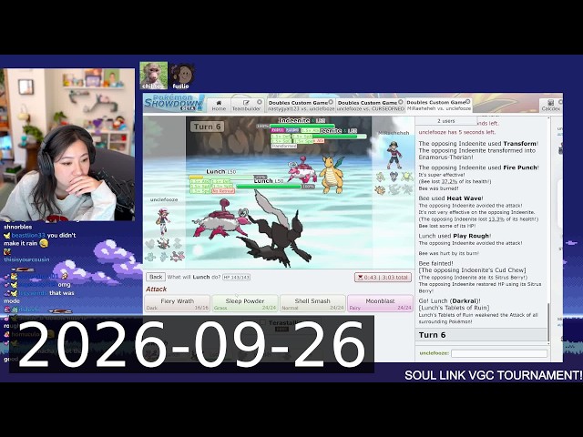 [2026-09-26] SOUL LINK VGC TOURNAMENT! [FUSLIE TWITCH VOD]