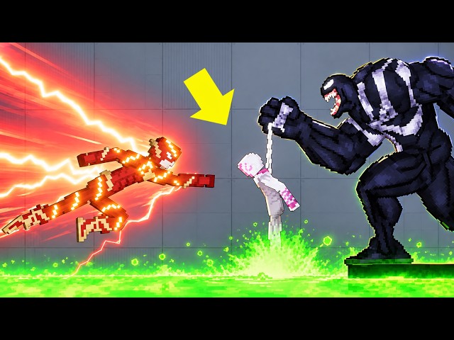 NEW Flash Saves Spider-Gwen From Monster Venom !