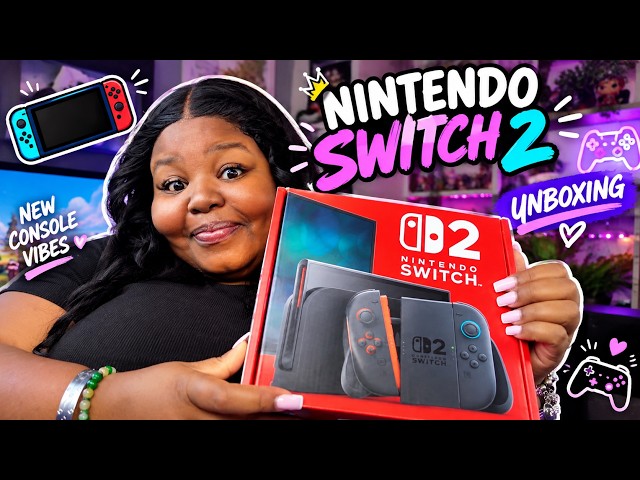 I FINALLY GOT THE NINTENDO SWITCH 2! 🎮💜 | Unboxing + First Impressions