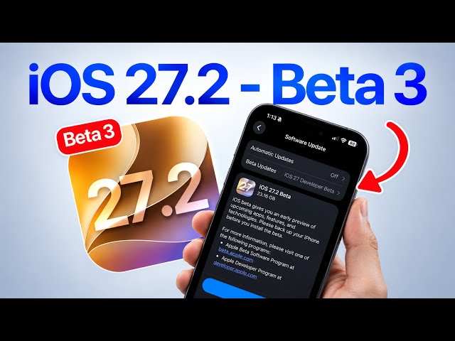 iOS 27.2 Beta 3 - it’s about to Get BETTER!