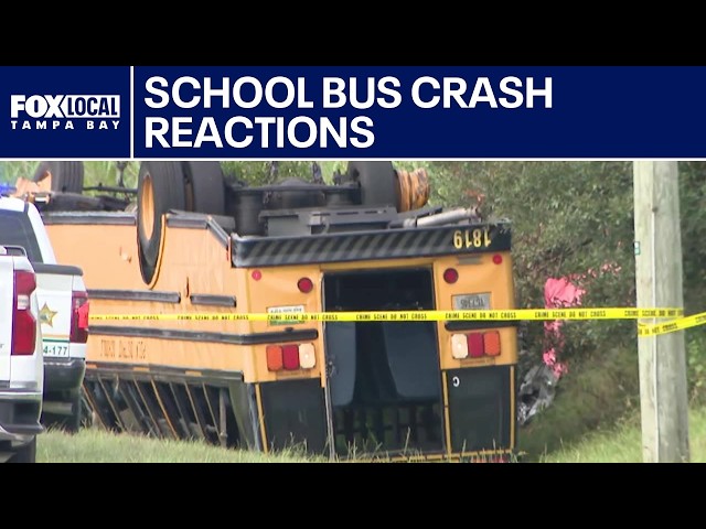 Winter Haven students, parents react to deadly school bus crash