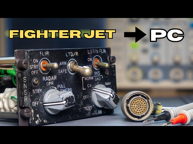 Interfacing an F/A-18 Hornet Sensor Panel With My Flight Simulator
