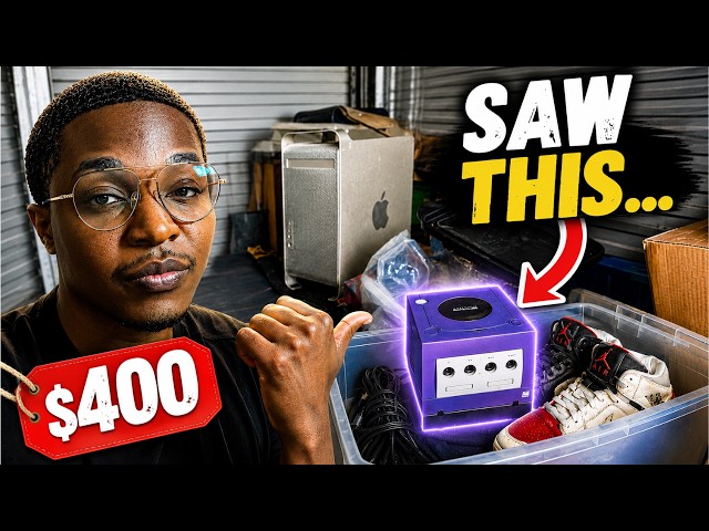 I Saw a Nintendo GameCube in a $400 Storage Unit and HAD to Buy It!