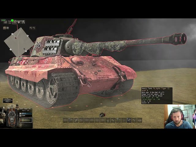 Call To Arms: Gates of Hell | Tiger 2 v Super Pershing - who wins in a shoot out