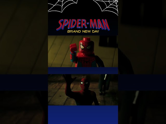 Spider-Man LITERALLY Saved Frank's Life! 😂 #lego #spidermanbrandnewday #animation