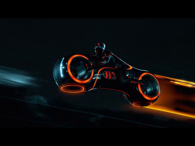 Tron Legacy Lightbike Scene [4K]