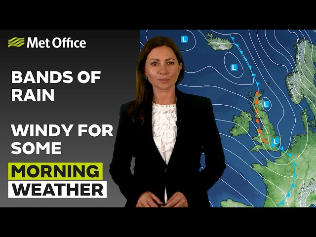 21/10/2026 - Two Bands of Rain - Morning Weather Forecast UK - Met Office Weather