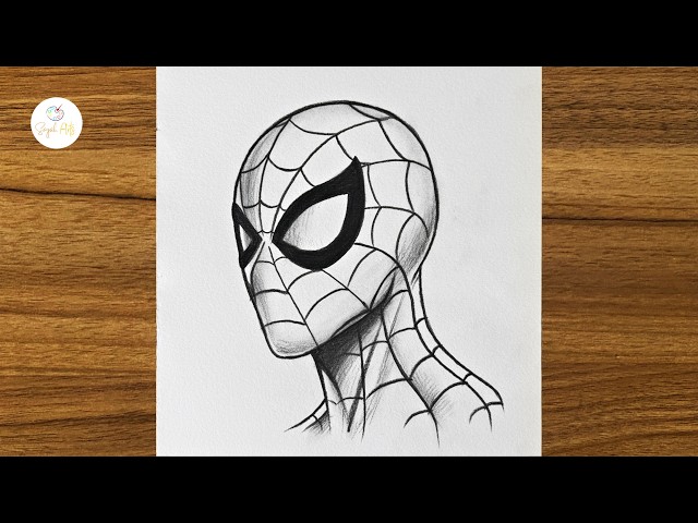 Easy Spiderman drawing for beginners | Spiderman Drawing Tutorial | Easy drawing steps for Beginners