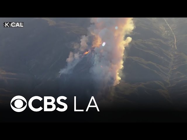 Evacuation orders and warnings issued for Bouquet Fire burning near Castaic
