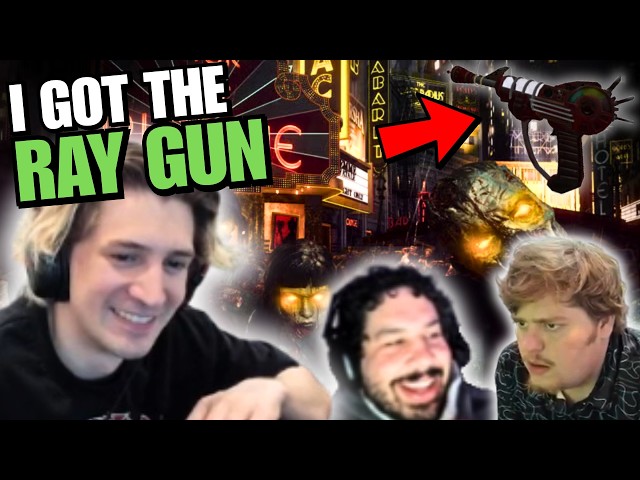 xQc DOMINATES CoD BO3 Zombies with Jesse and Greek