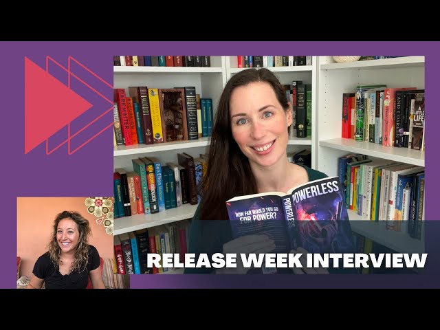 Live interview about my debut novel, Powerless!