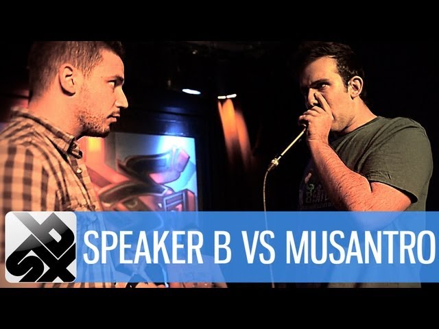 SPEAKER B vs MUSANTRO | Beatbox Battle St. Gallen | Quarter Final