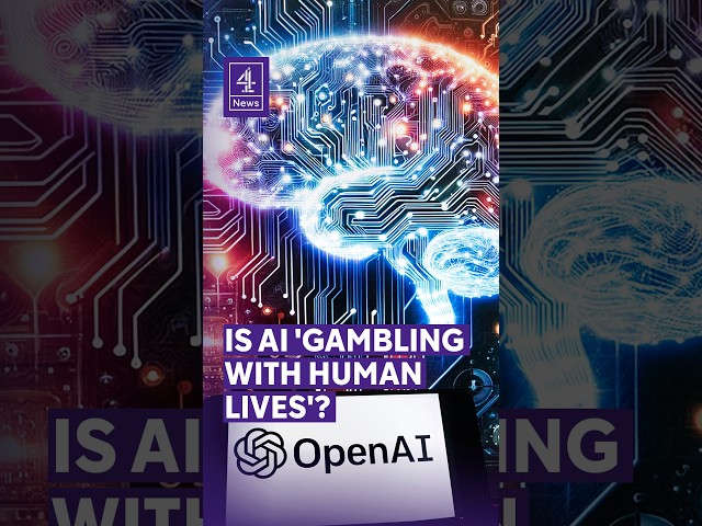Is AI 'gambling with human lives'? #OpenAI #AI #Technology #WorldNews #Channel4News