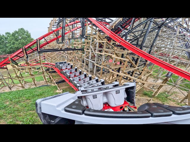 HERSHEYPARK Wildcat's Revenge Backseat POV - INSANE NEW ROLLER COASTER