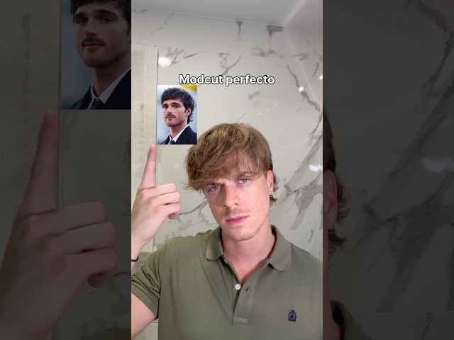 Tutorial peinado ModCut estilo Jacob Elordi #menshairstyle #modcut #hairstyle
