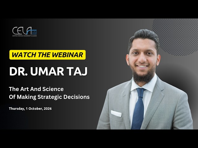 The Art And Science Of Making Strategic Decisions by Dr Umar Taj
