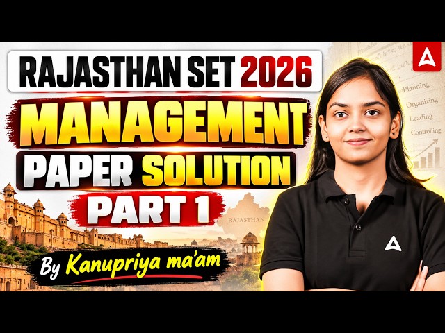 Rajasthan SET 2026 Management Complete Paper Solution