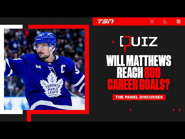 Will Matthews reach 800 career goals? | The Quiz