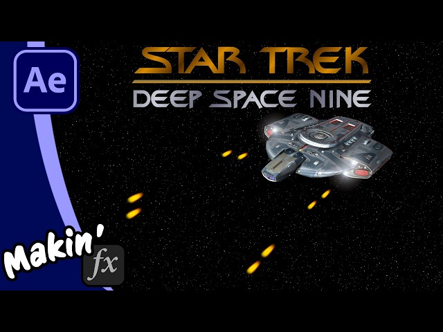 USS Defiant Pulse Phasers in After Effects (no plugins)