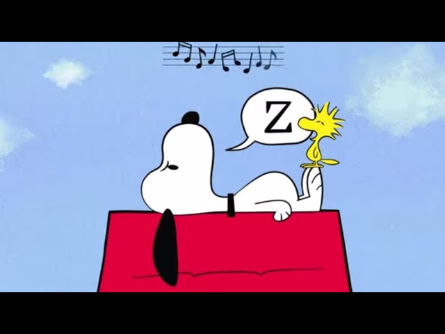 Woodstock Wakes Snoopy Up