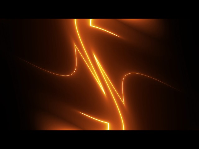 Warm Orange Neon Light Motion Background Video 4k 1 Hour Seamless Loop