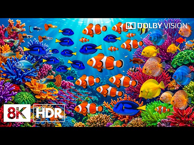 Explore the Tropical Underwater World in 8K HDR | Dolby Vision™