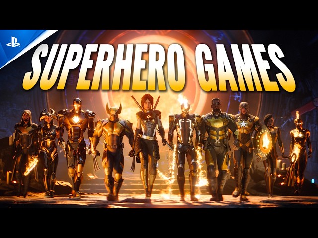 15 Superhero Games You NEED to Play | PS4 & PS5 Games