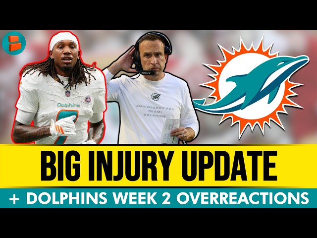 BIG Caleb Douglas Injury Update + Miami Dolphins Week 2 Overreactions: 0-17 On The Table?