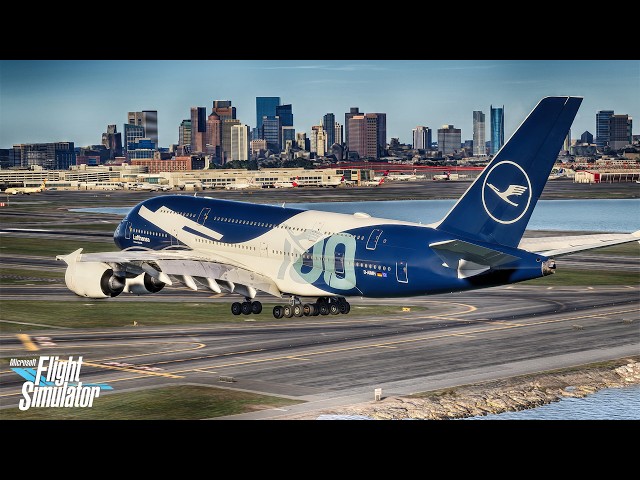 MSFS 2024 | Lufthansa A380 | Munich to Boston Full Flight
