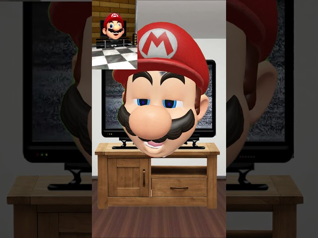 Mario in tv, Shut up!...🤣😛 #mario #humor #supermariobros