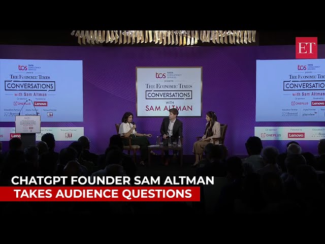 ChatGPT founder Sam Altman: AI is not a creature but a tool | Full Q&A