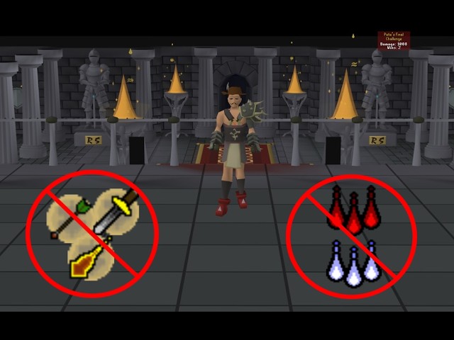 killing pete kayer without overheads or magic gear (I can't pk)