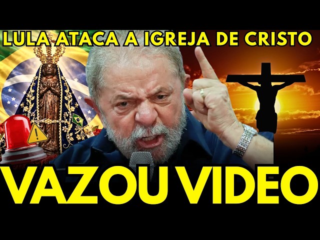 😱LEAKED VIDEO OF LULA ATTACKING THE CHURCH OF JESUS AND THREATENING CATHOLICS AND EVANGELICALS