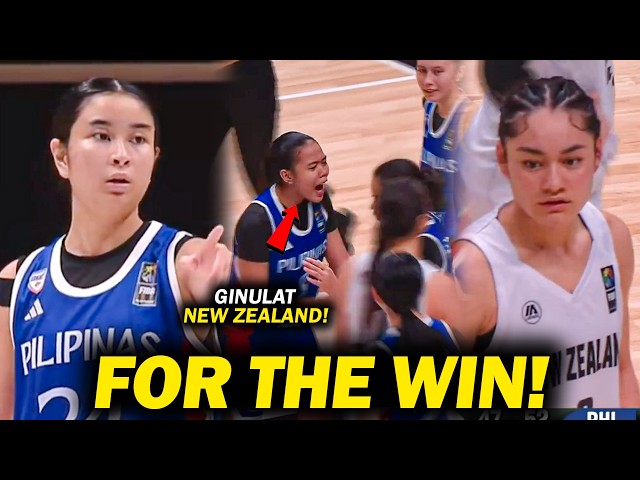 GINULAT ANG NEW ZEALAND! UPSET ALERT Grabeng Puso ang Pinakita ng Gilas U18 Womens! Epic Comeback!