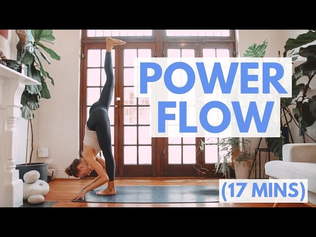 POWER FLOW : Yoga Workout Full Body Flow For STRENGTH + TONE  (Minimal Cues)