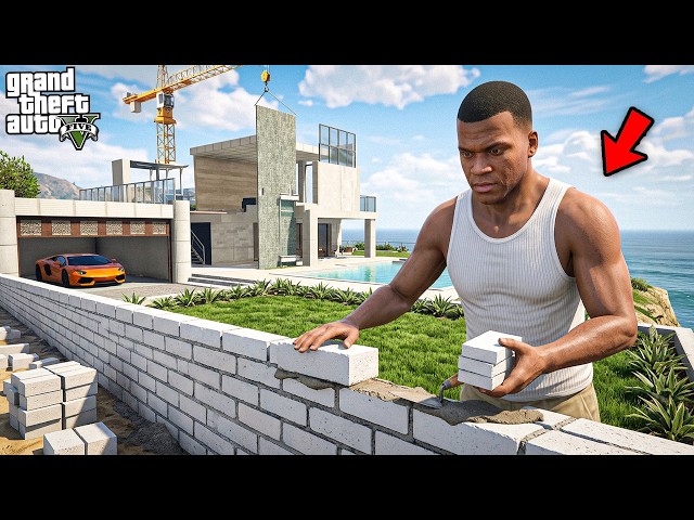 Franklin Completed 95% Of His Modern Mansion In GTA 5 !