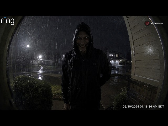 20 Most Disturbing Midnight Intruders Caught On Doorbell Security Cameras