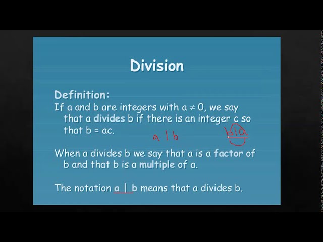 Elementary Number Theory (part 1)- Discrete Structures