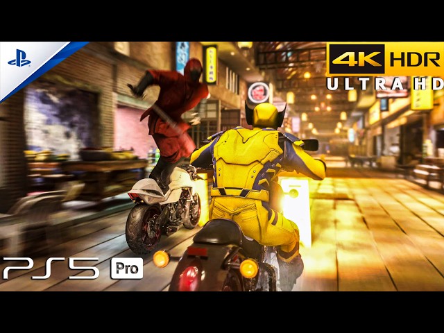 Marvel’s Wolverine (PS5 Pro) — Геймплей в 4K, 60 FPS, HDR