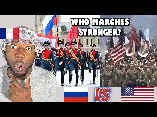 Russia vs. USA Military Parade Comparison (2025) | Marching with Pride⎢REACTION !