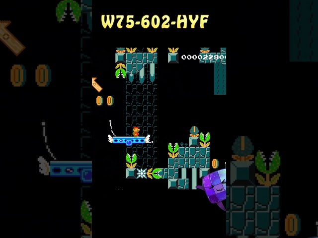 Super Mario Maker 2 🎮 Dark Dystopian Platforming 🎮 CoolBroAlt #short #mario #supermario #fyp