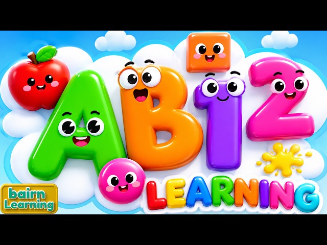 Preschool Learning Videos For 5 Year Olds | ABCs, 123s Shapes, and Nursery Rhymes